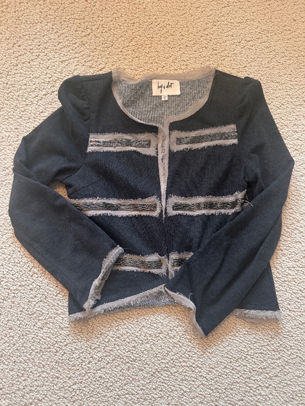 Hy & dot beaded jacket